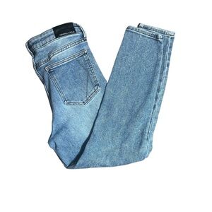 Kendall + Kylie The Ultra Babe Skinny Jeans Size 11/30 Light Wash Distressed